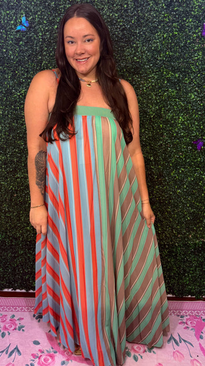 Serafina Striped Maxi