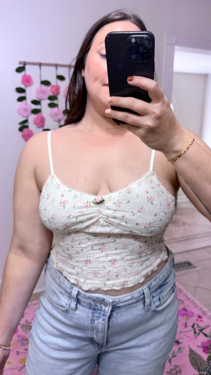 Lovelace Rosette Cami