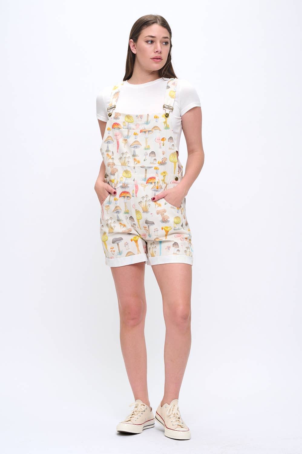 Whimsy Mushroom Shortalls
