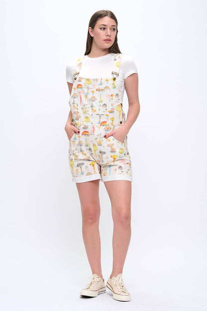 Whimsy Mushroom Shortalls