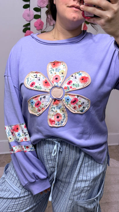 Petal Patch Pullover