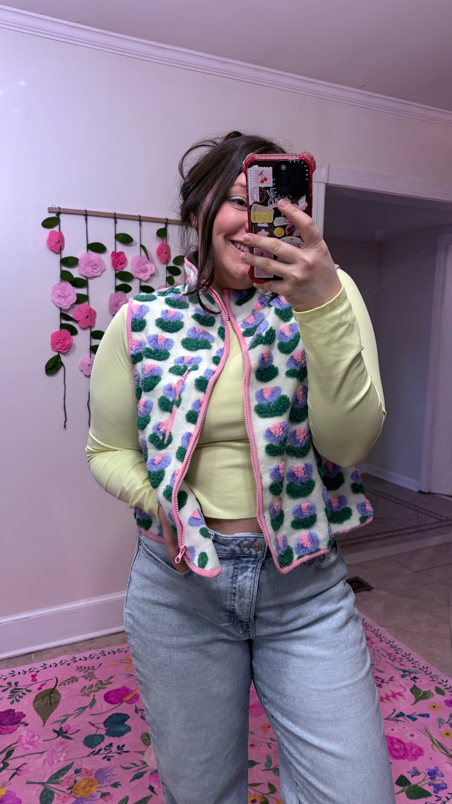 Tulip Pop Textured Vest