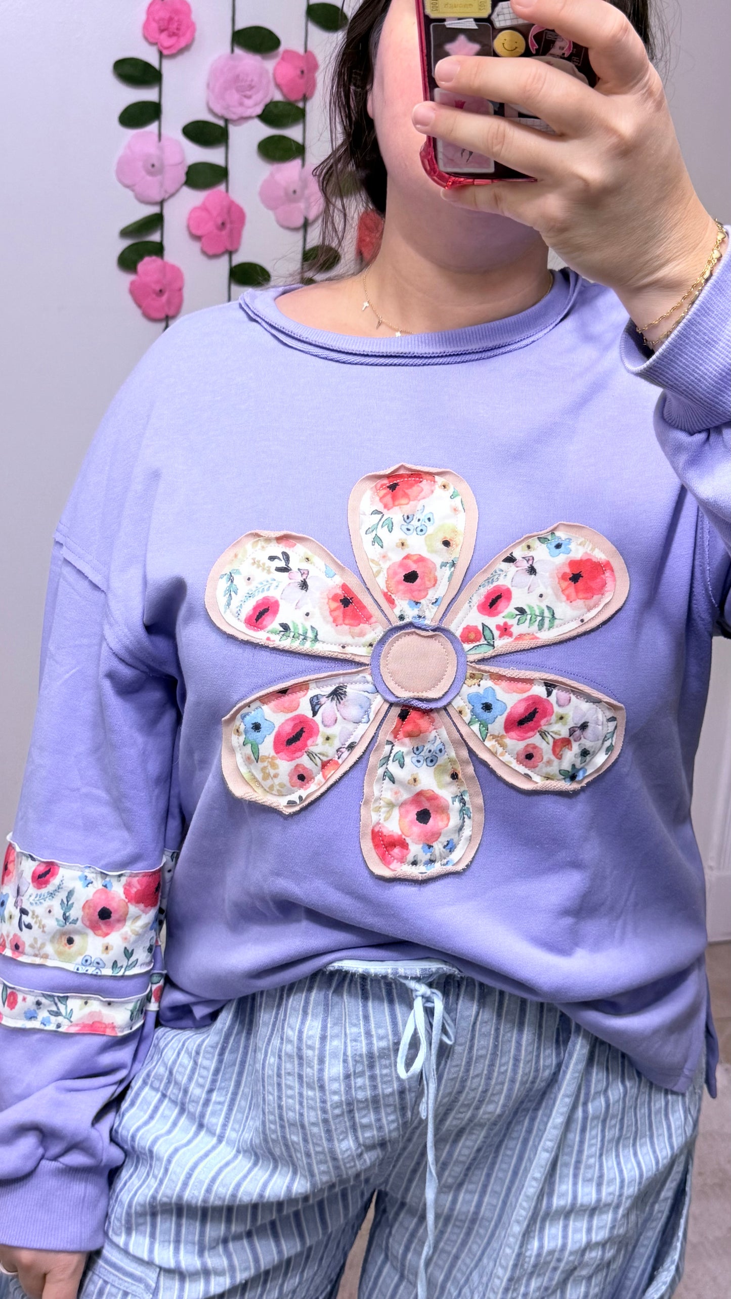 Petal Patch Pullover