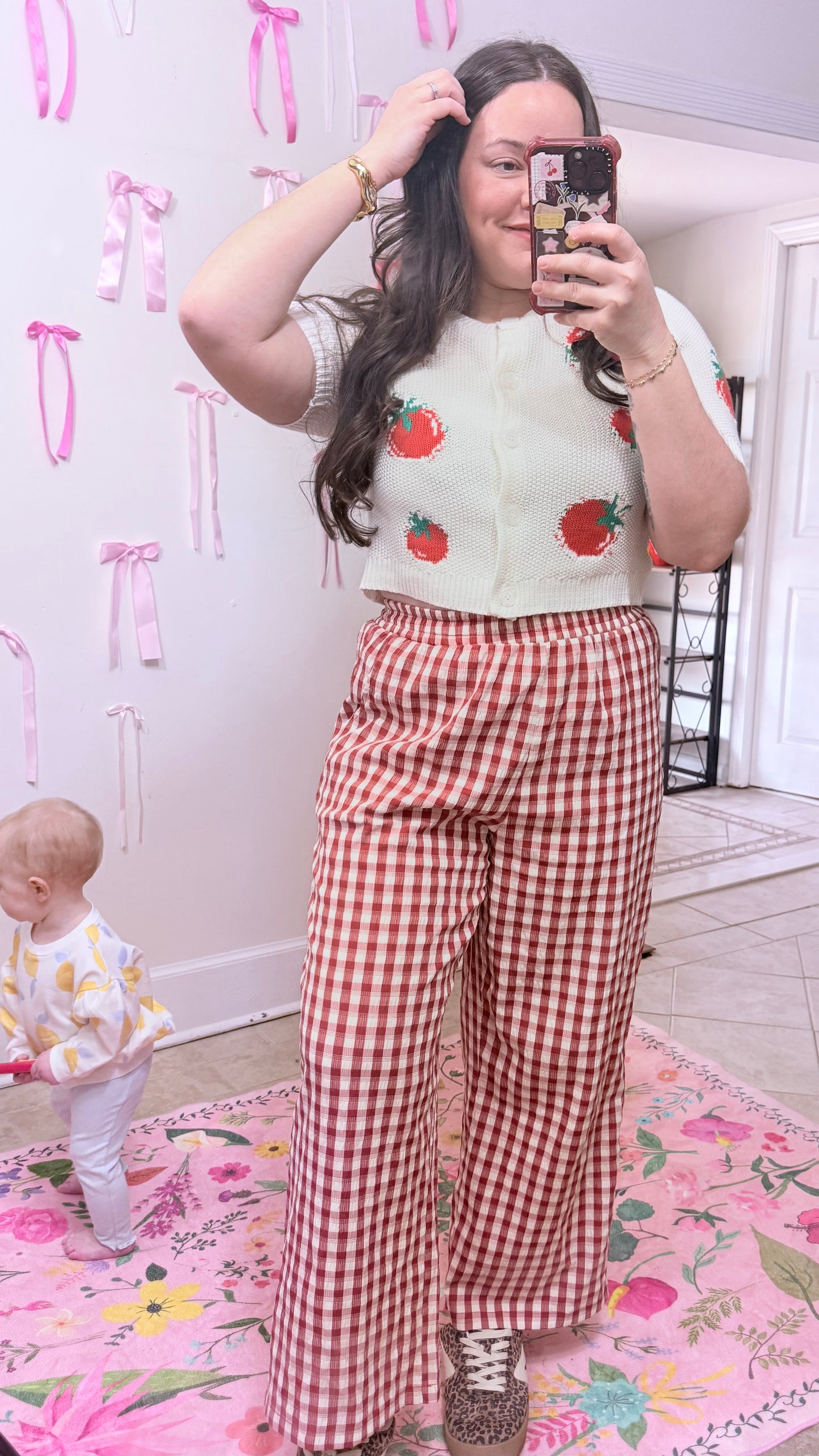 Fresh Pick Tomato Cardigan