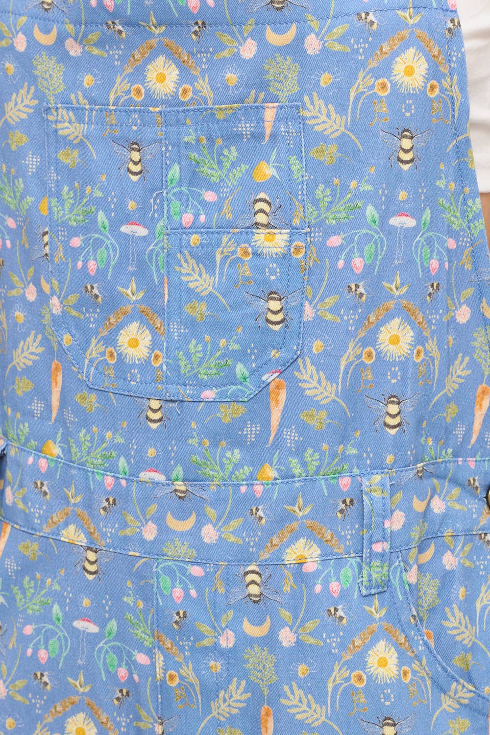 BEE GARDEN PRINT OVERALLS