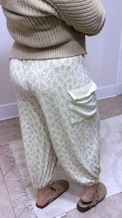 Patchwork Petal Joggers - POL