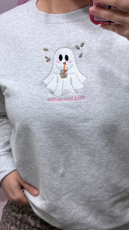 Cold Boo Embroidered Crewneck