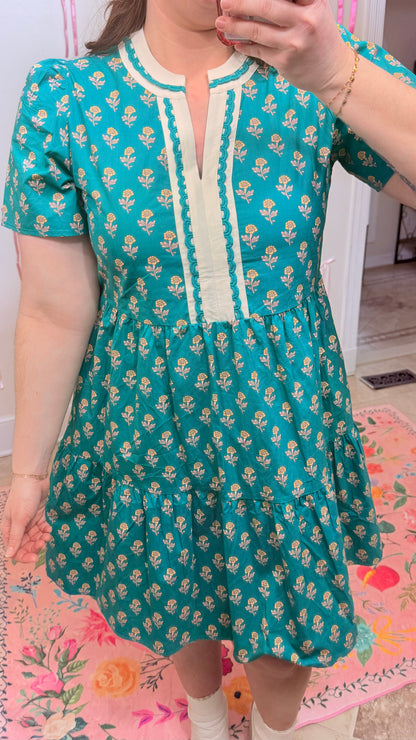 Emerald Garden Dress
