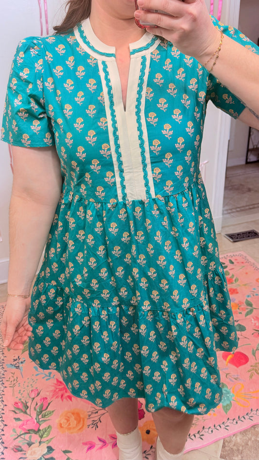 Emerald Garden Dress