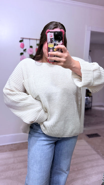 Toasted Marshmallow Sweater
