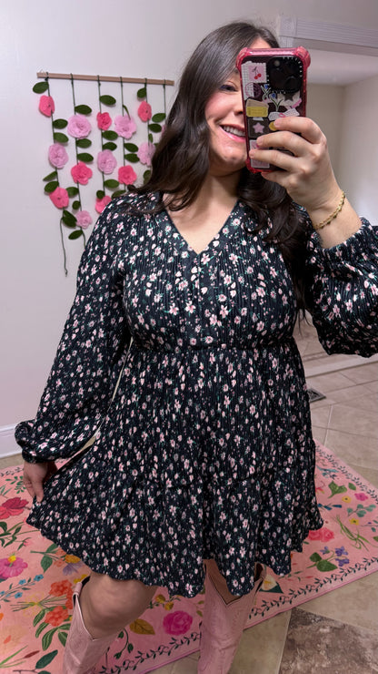 Floral Babydoll Dress