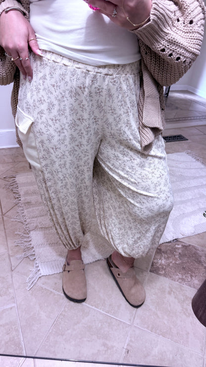 Patchwork Petal Joggers - POL