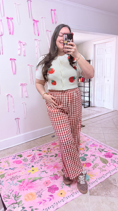 Fresh Pick Tomato Cardigan