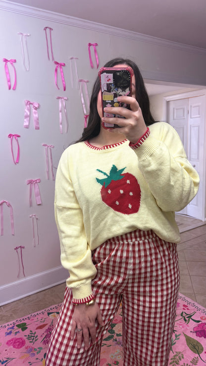 Sweet Berry Stitch Sweater
