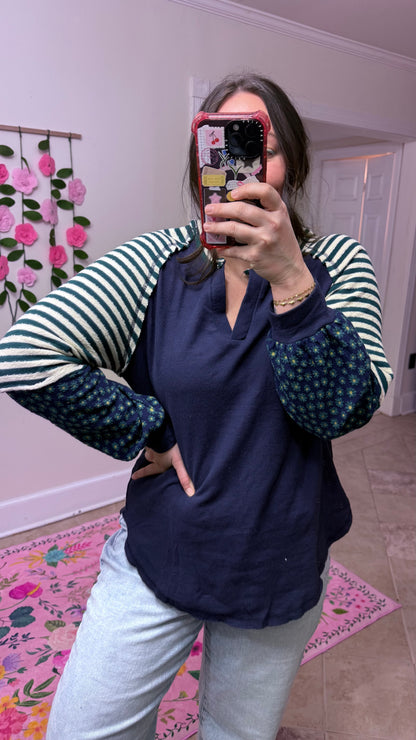 🌼 Wildflower Stripe Top