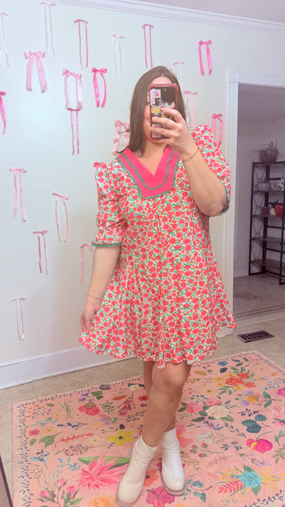 Pink Petal Pop Dress