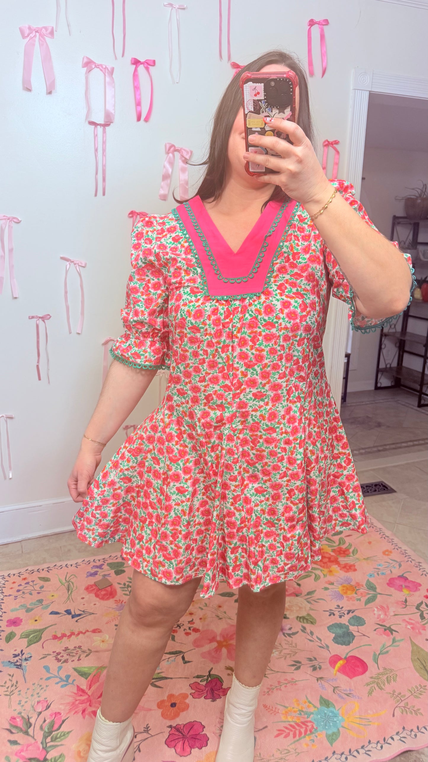 Pink Petal Pop Dress