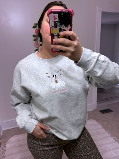 Cold Boo Embroidered Crewneck