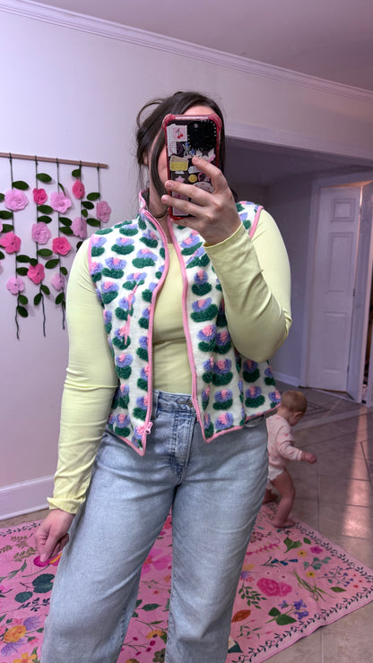 Tulip Pop Textured Vest