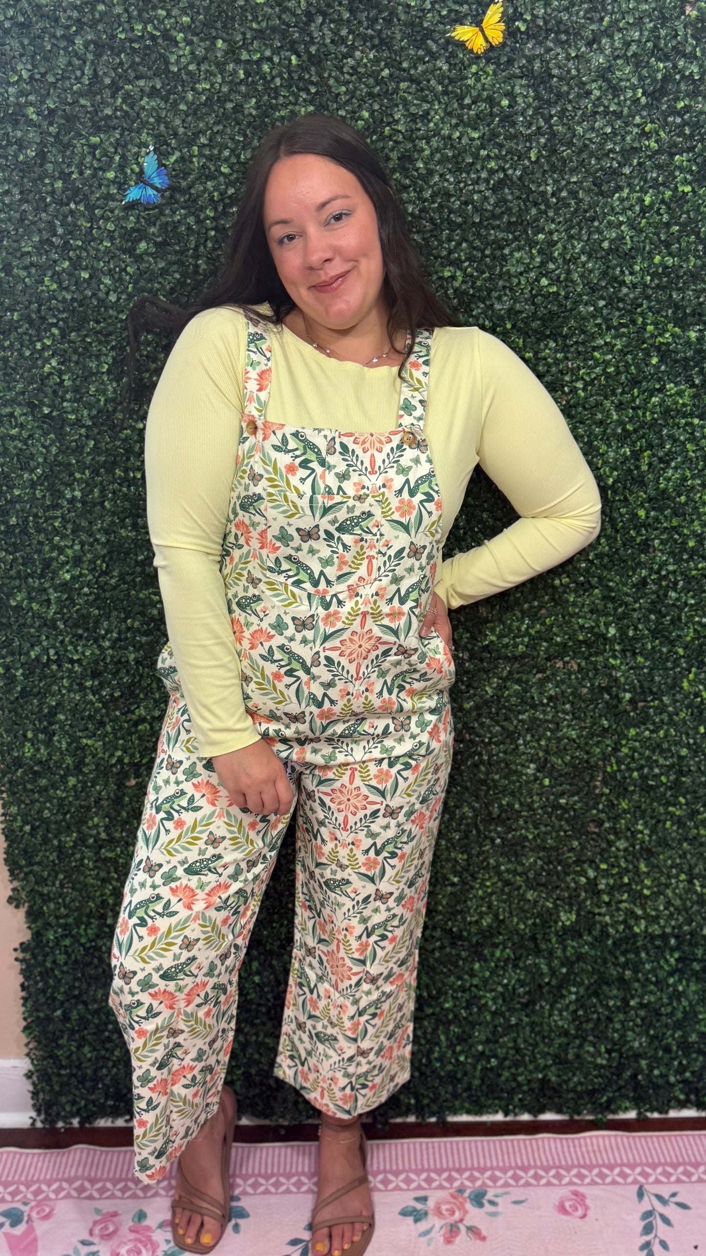 Whimsy Rainforest Overalls