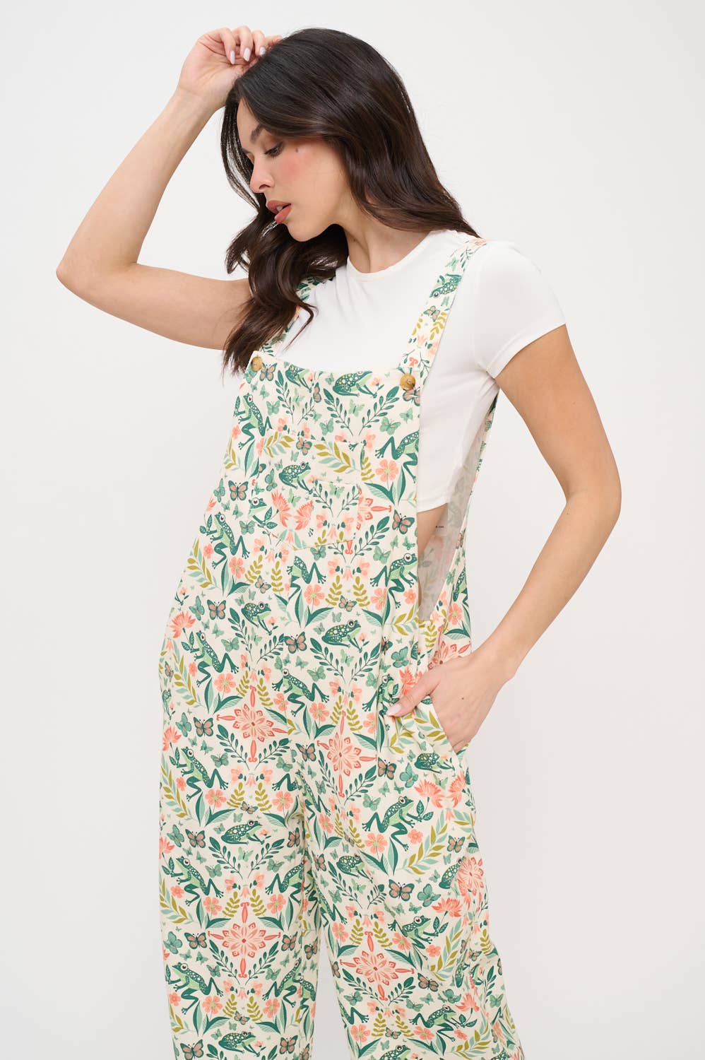 Whimsy Rainforest Overalls