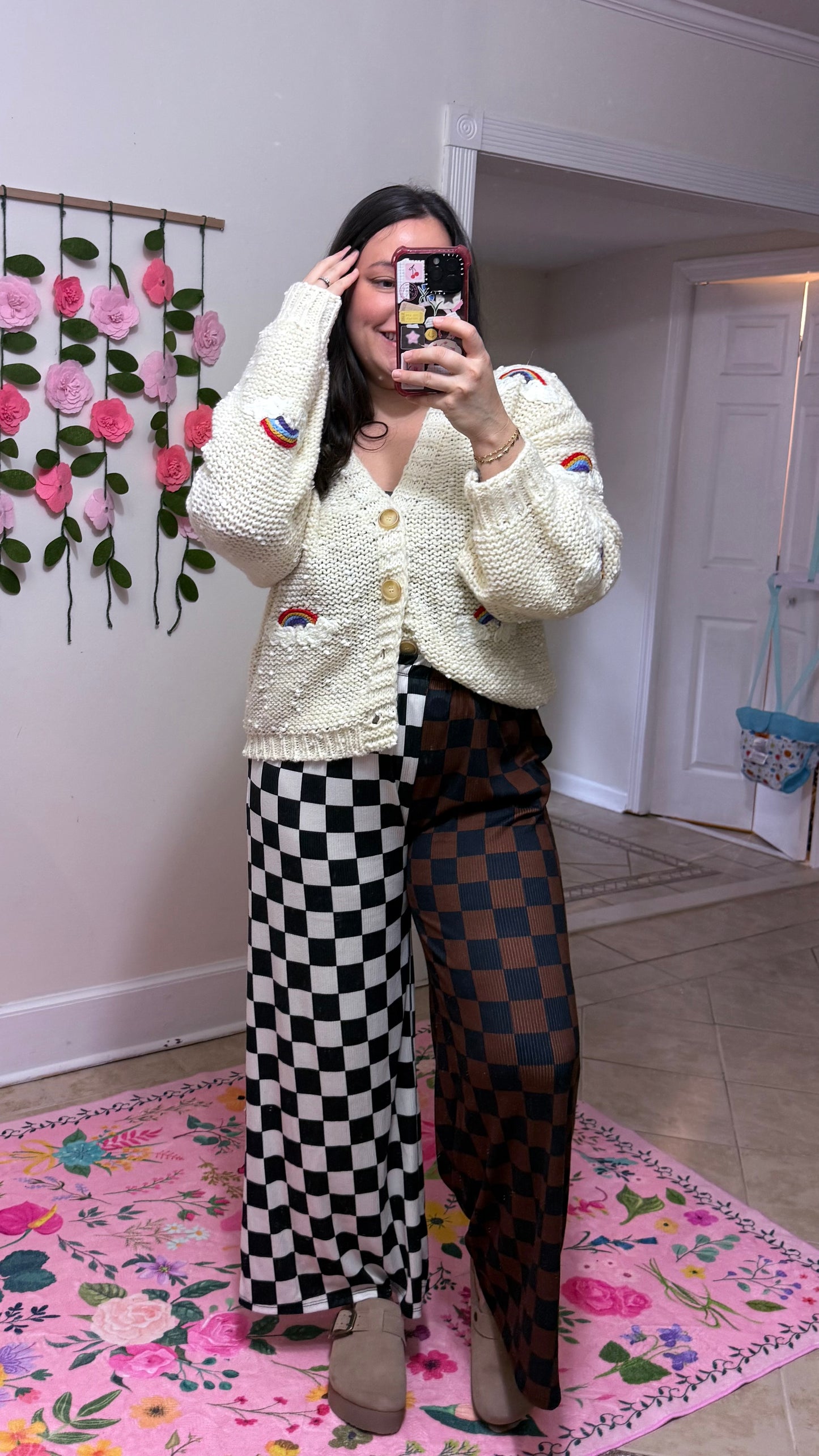 Chasing Rainbows Cardigan – Chunky Knit Rainbow Sweater