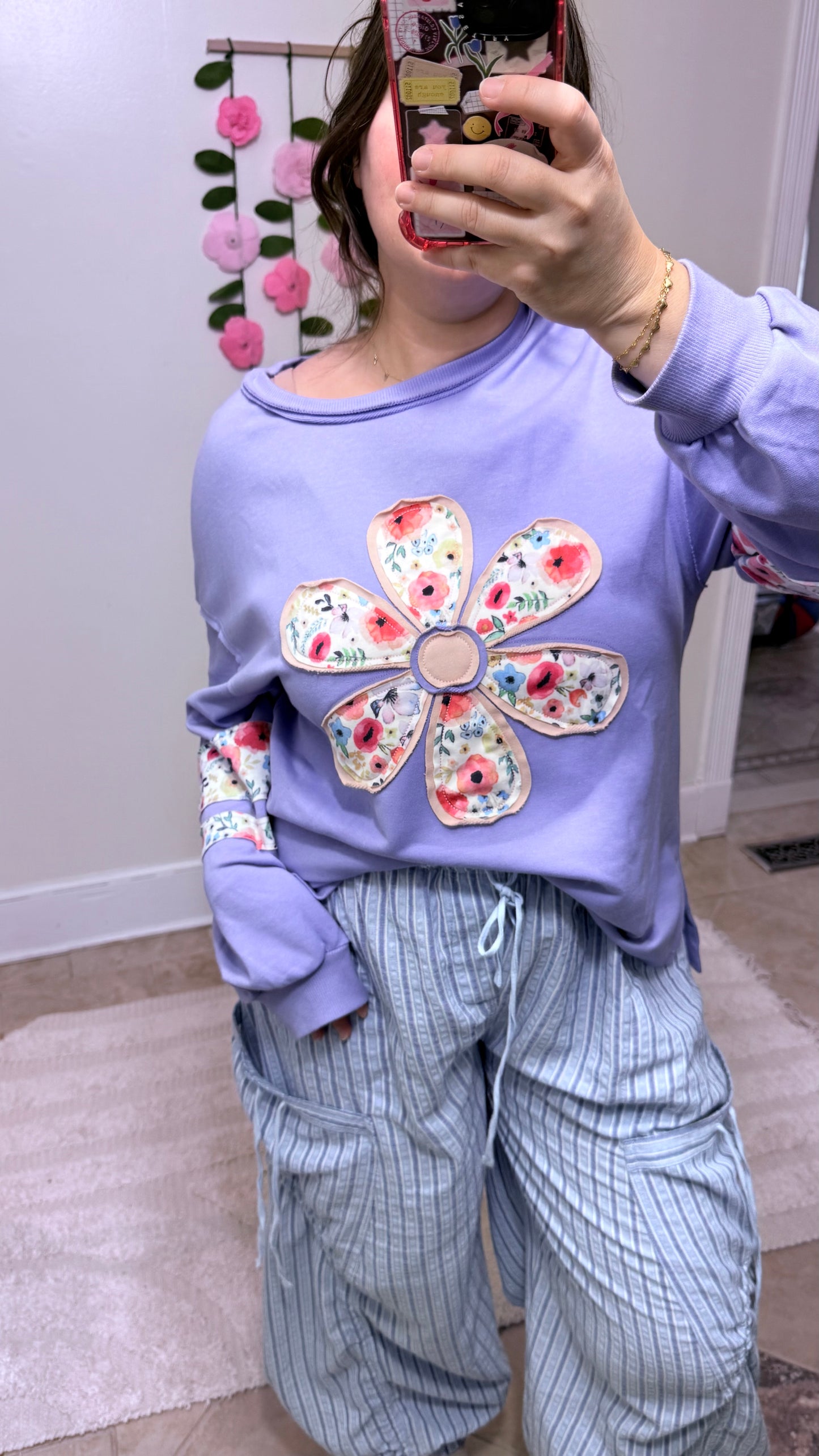 Petal Patch Pullover