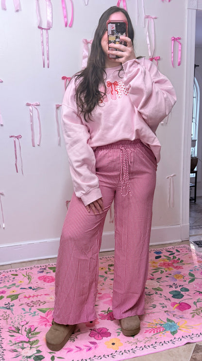 Pink Boxer Pants