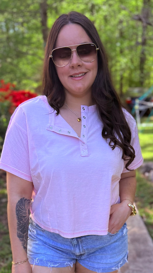 Blush Henley