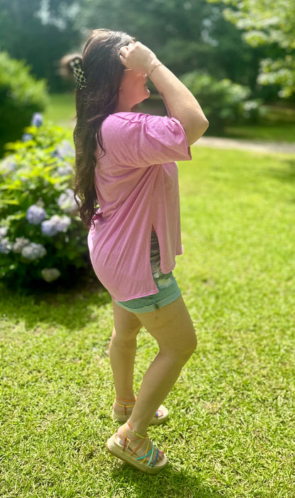 Pink Boyfriend Tee