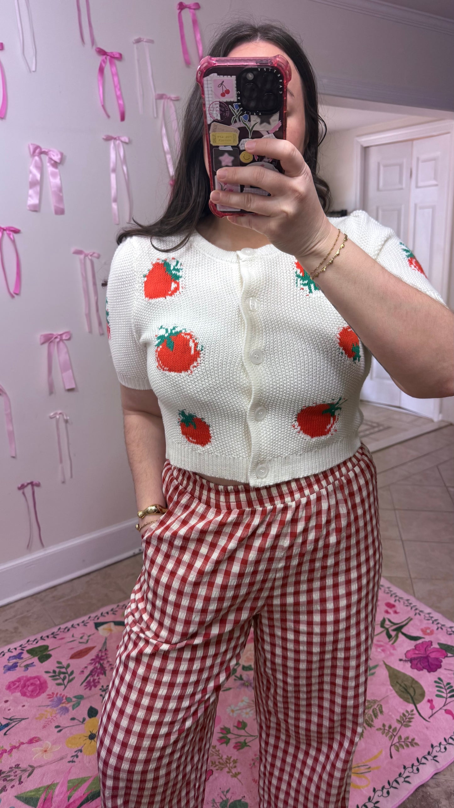 Fresh Pick Tomato Cardigan