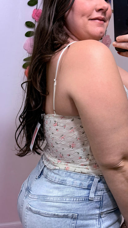 Lovelace Rosette Cami