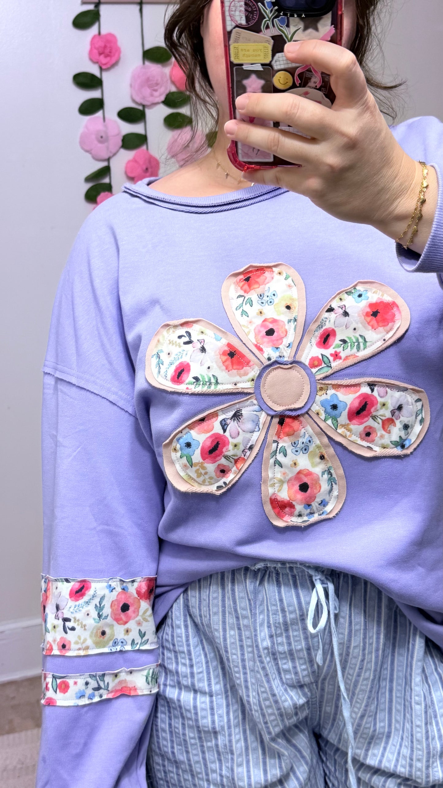 Petal Patch Pullover