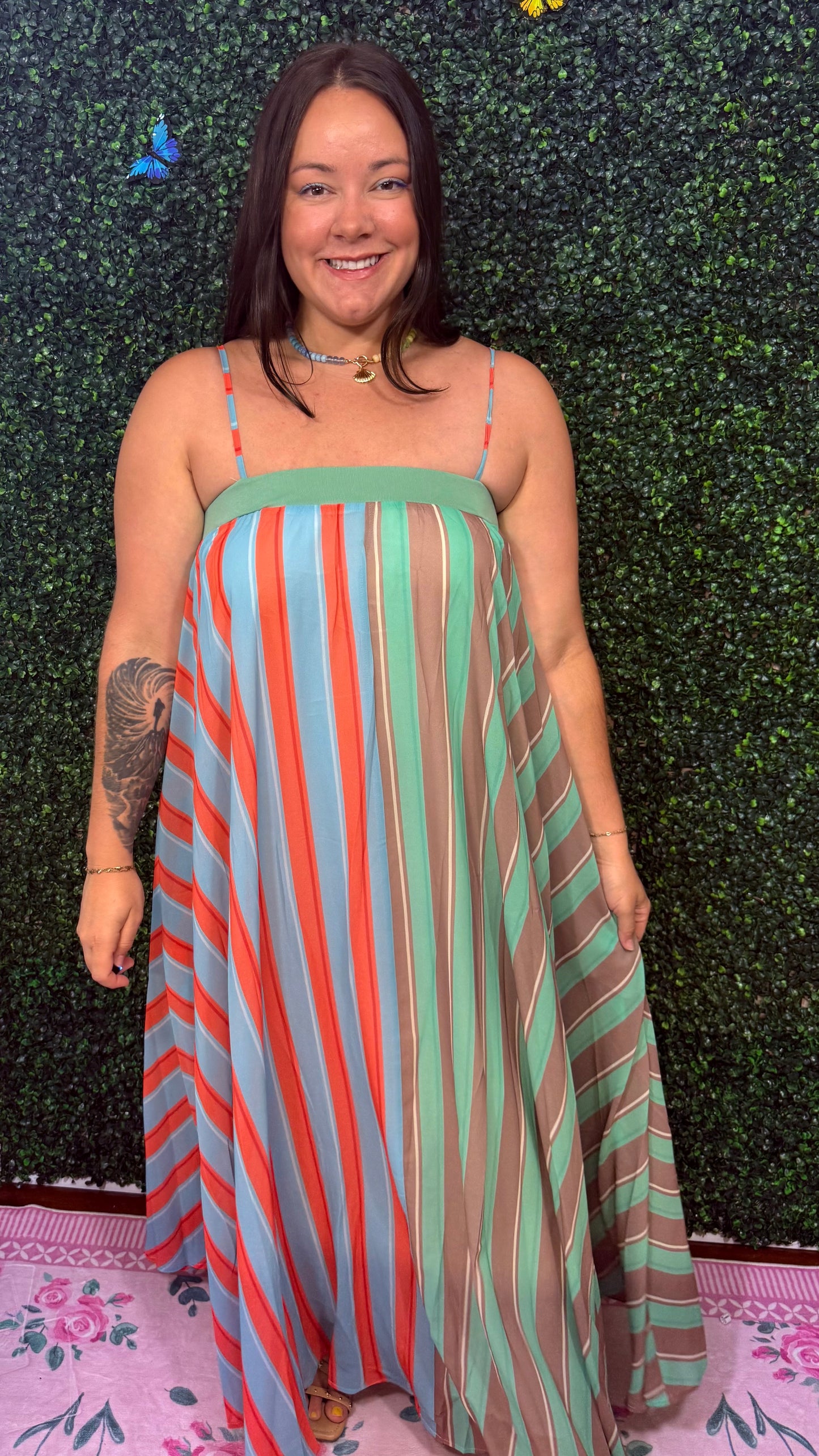 Serafina Striped Maxi