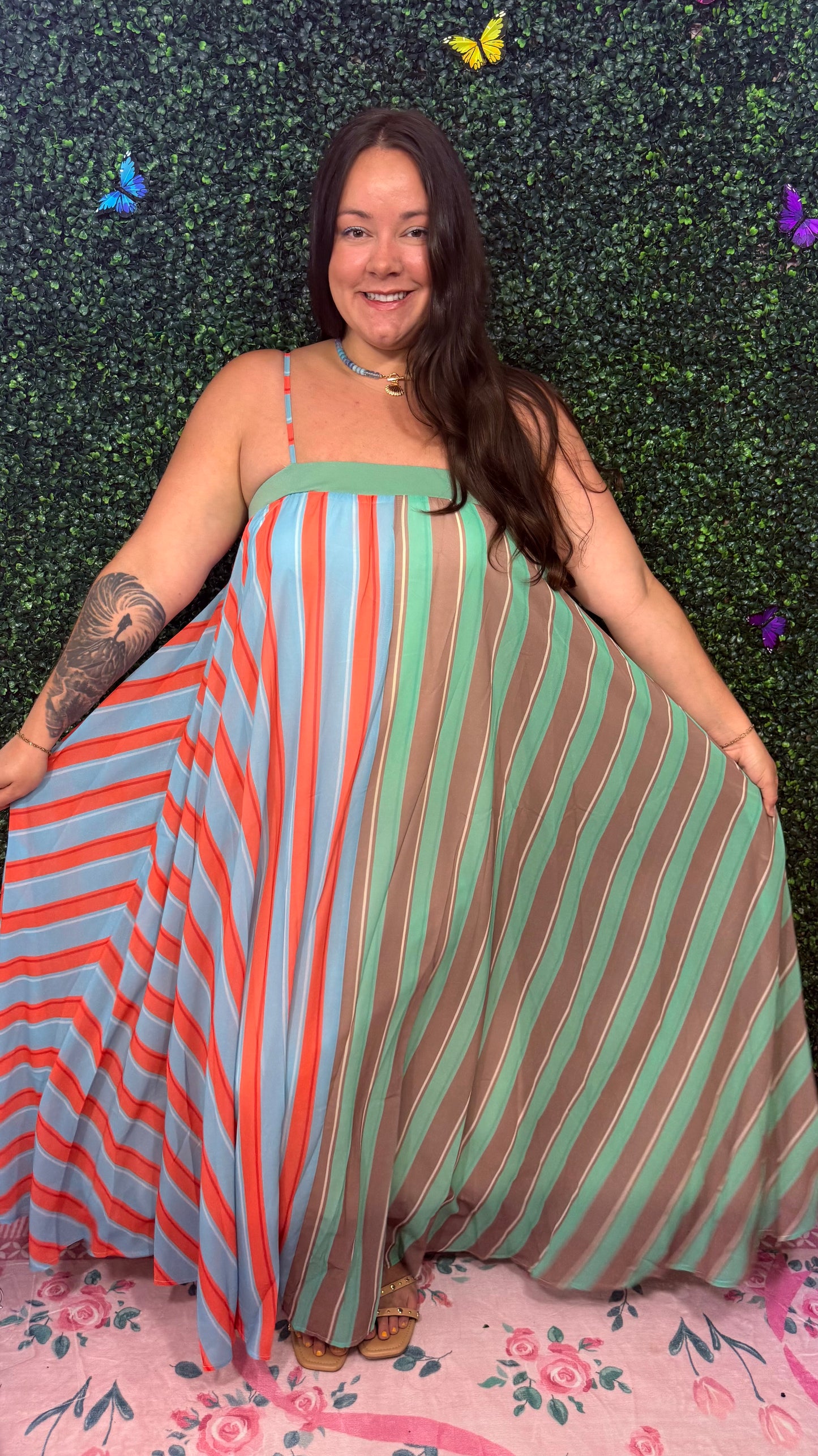 Serafina Striped Maxi