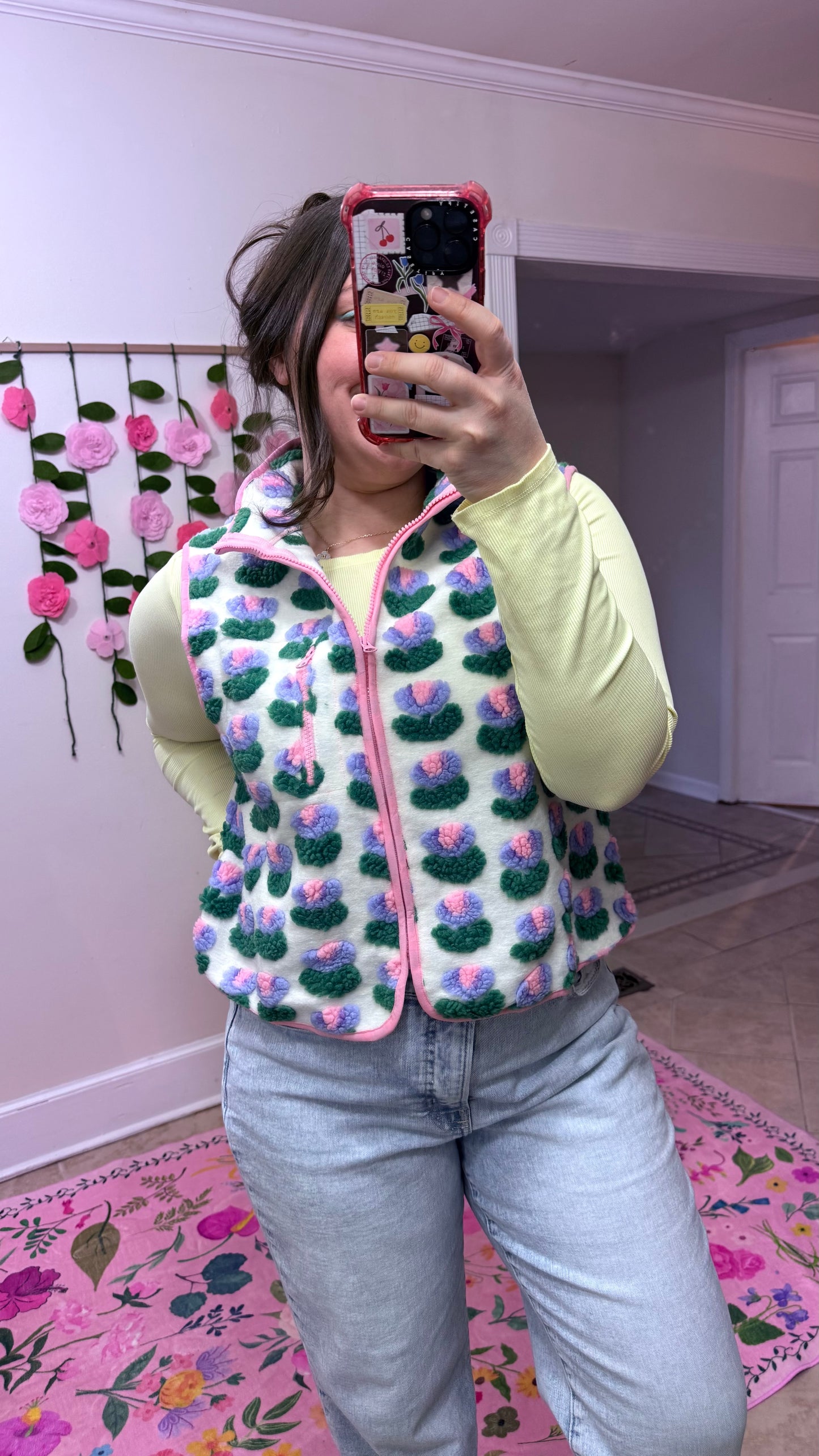 Tulip Pop Textured Vest