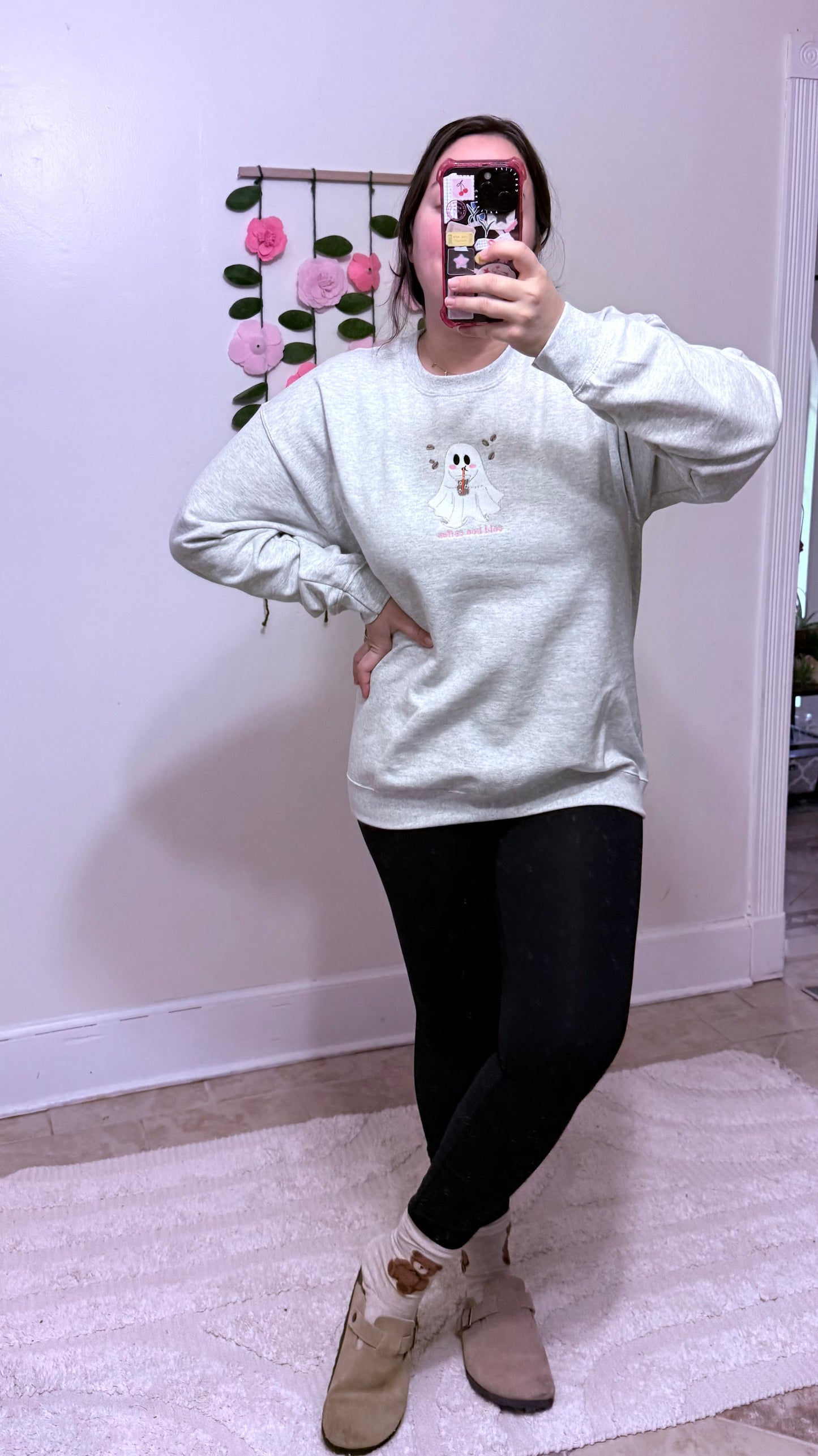 Cold Boo Embroidered Crewneck