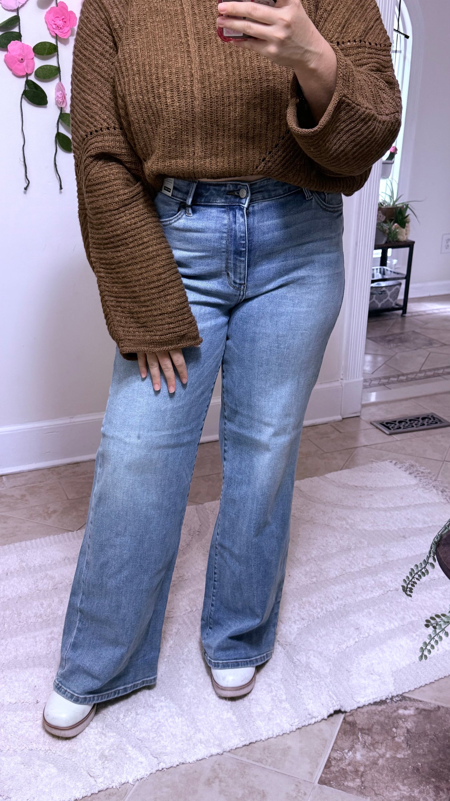 Judy Blue Vintage Wide Leg Jeans