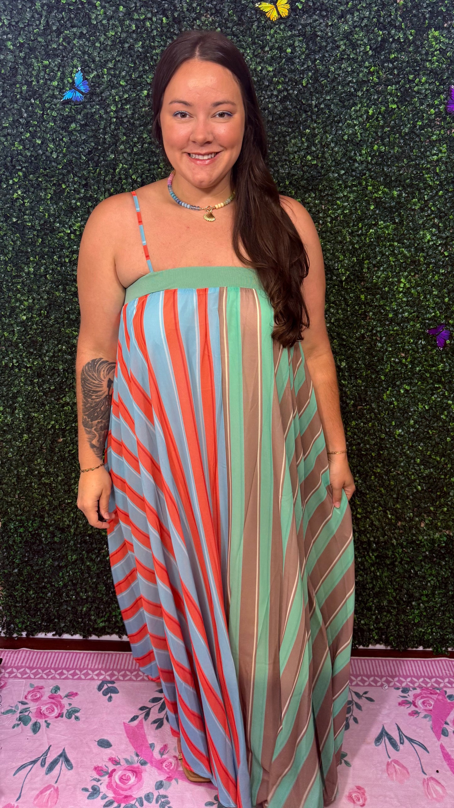 Serafina Striped Maxi