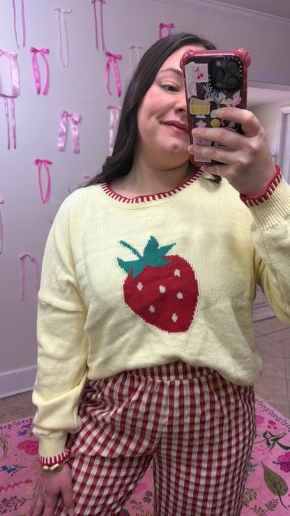 Sweet Berry Stitch Sweater