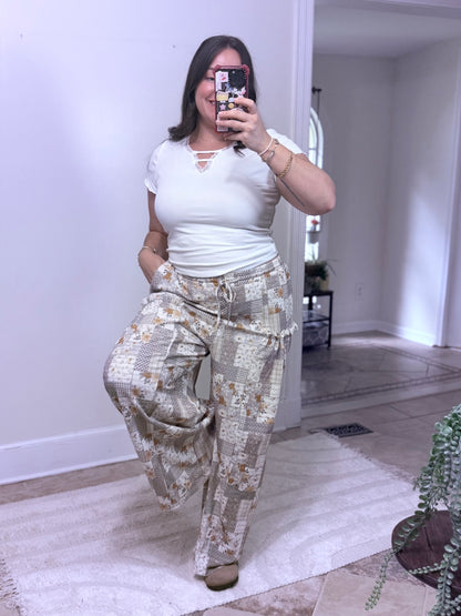 Golden Hour Patchwork Pants