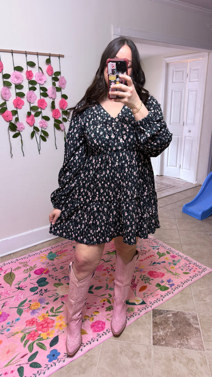 Floral Babydoll Dress