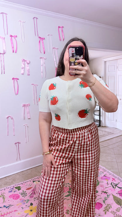 Fresh Pick Tomato Cardigan