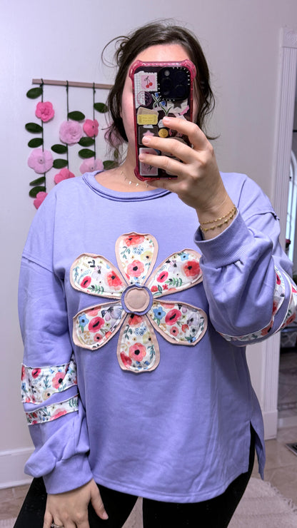 Petal Patch Pullover