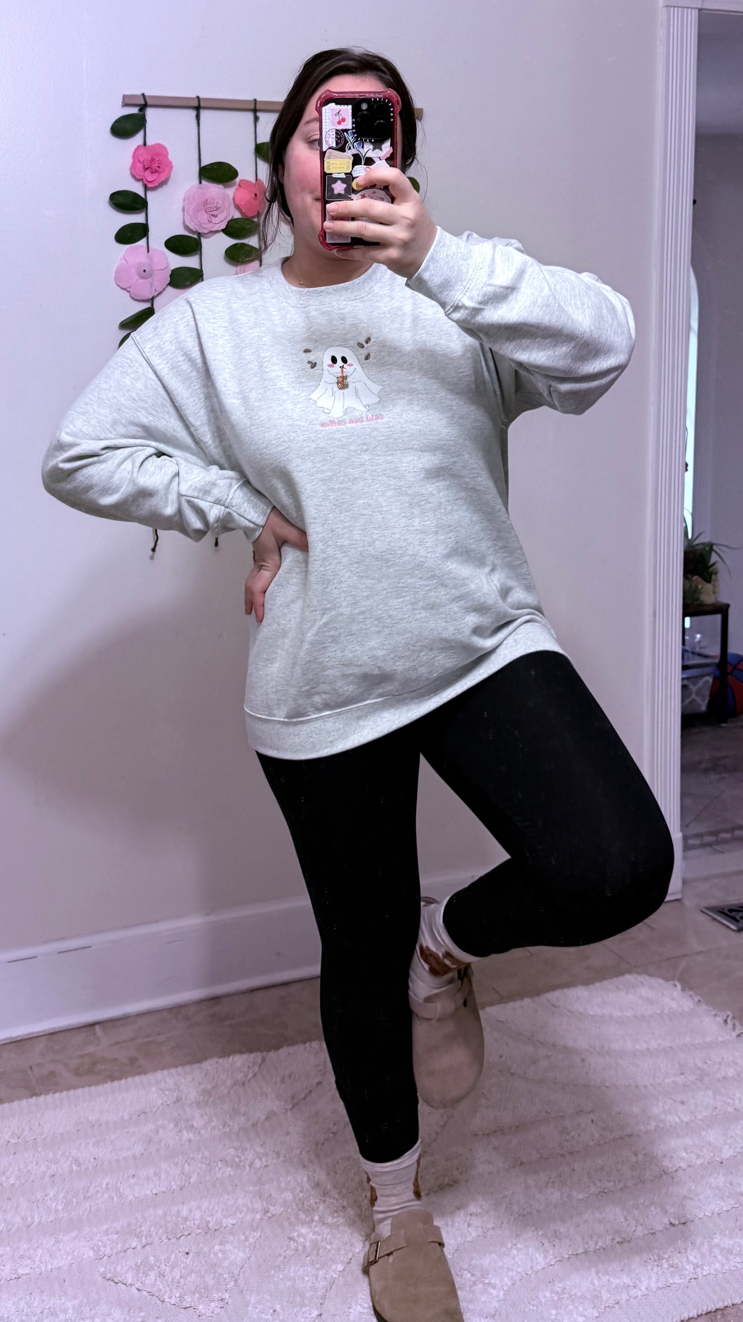 Cold Boo Embroidered Crewneck