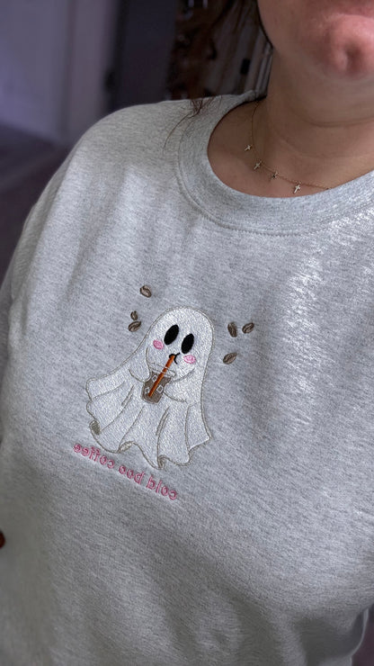 Cold Boo Embroidered Crewneck