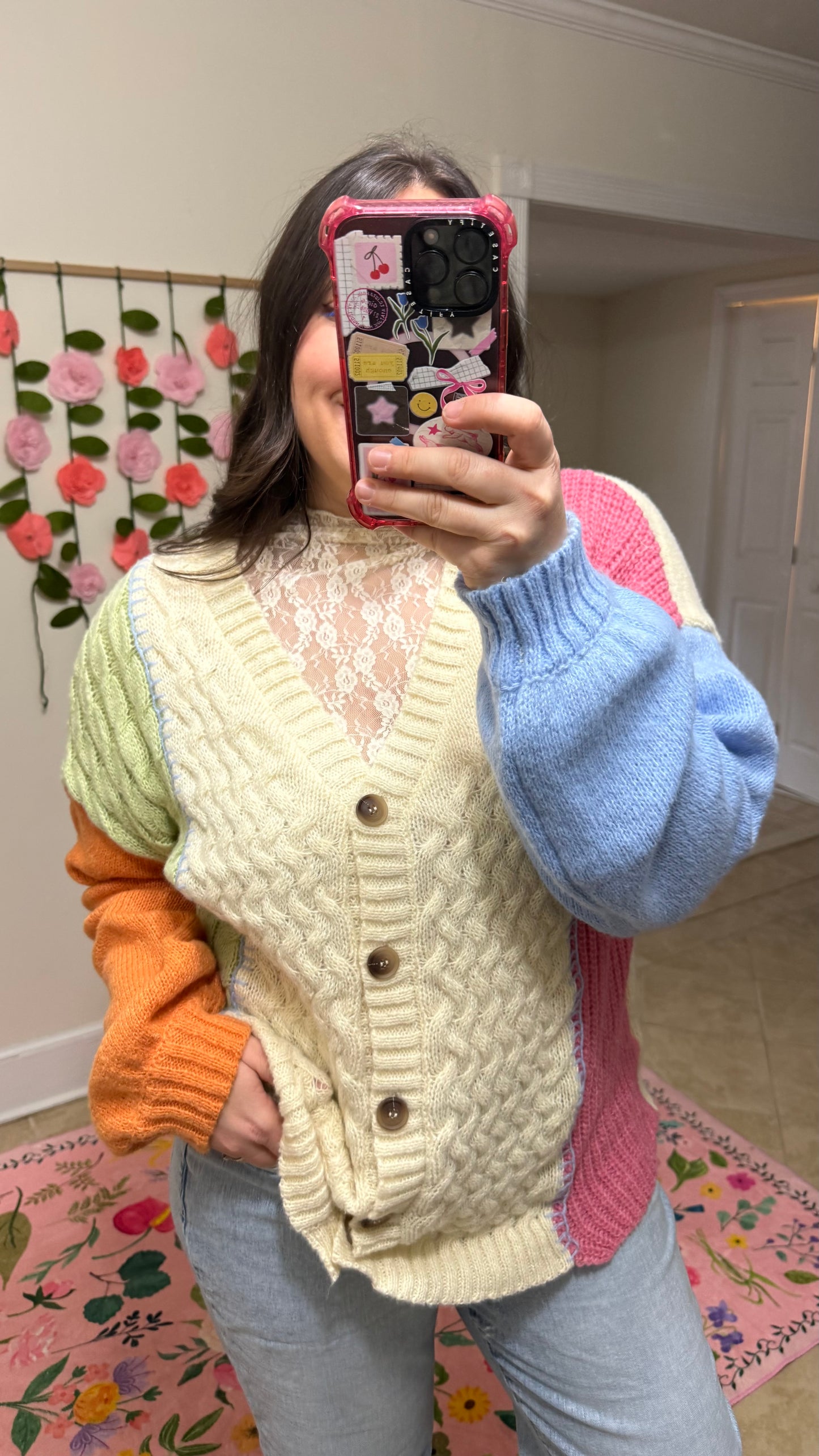 Colorblock Cardi