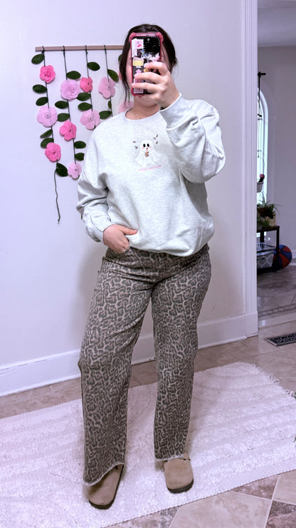 Cold Boo Embroidered Crewneck