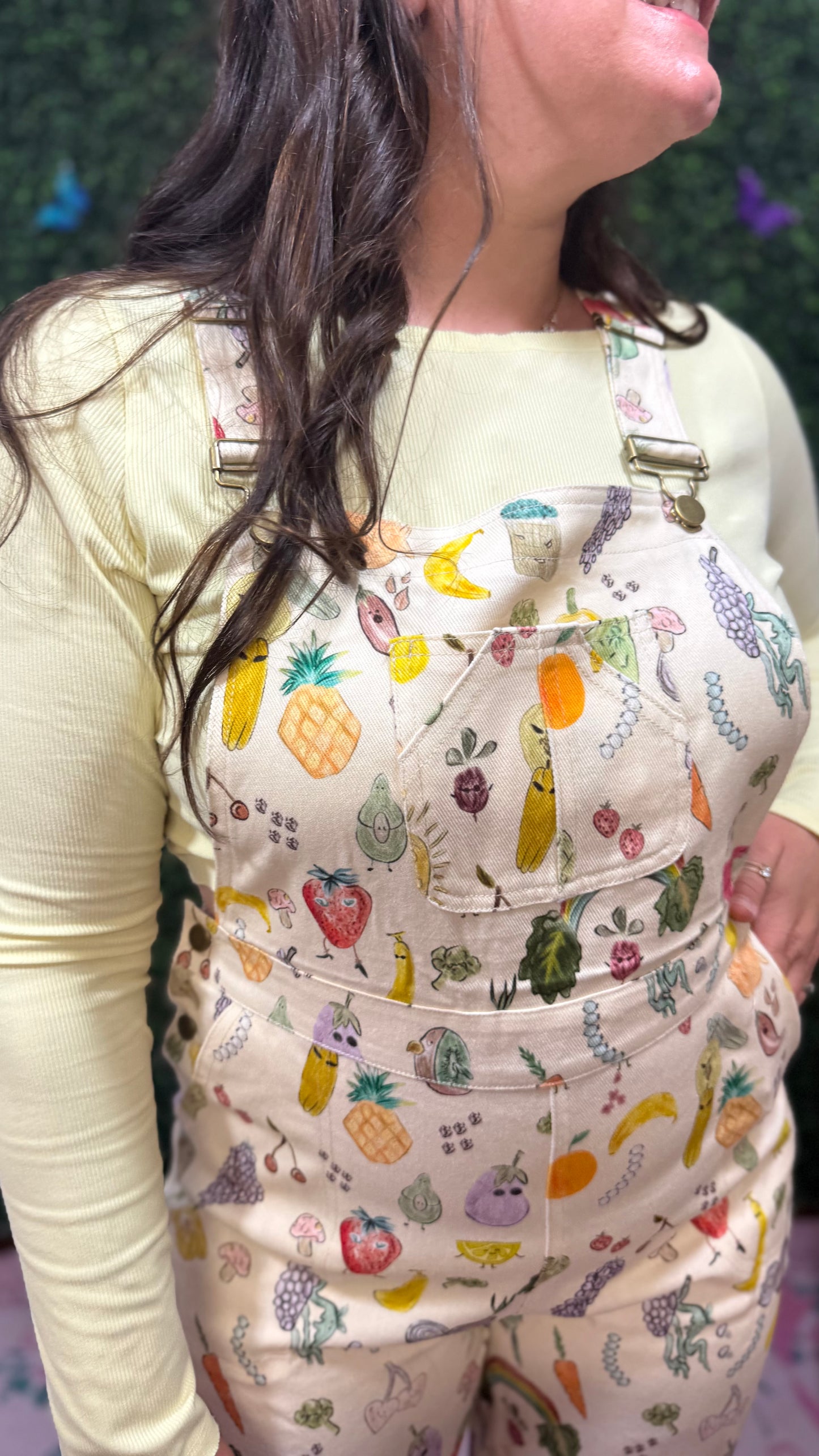 Cherries + Berries Overalls