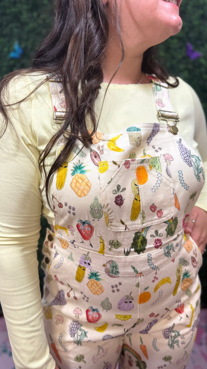 Cherries + Berries Overalls